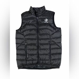 RLX Ralph Lauren Down Filled Puffer Vest Womens XL Black Golfing Outdoors